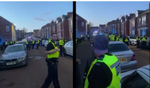 VIDEO Românii de lângă Newcastle au șocat Anglia: Polițiști atacați cu lemne, ‘ploaie’ de pumni și picioare. ‘Au venit să ia copiii cu forța’