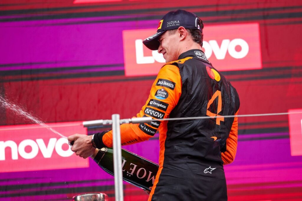 Lando Norris a dezbătut incidentul cu Max Verstappen de pe linia boxelor: „Nu mă așteptam”