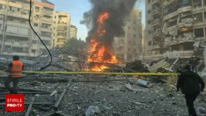 VIDEO. Israelul a atacat cu rachete capitala Libanului, Beirut. Armata israeliană susține că ținta principală este Hezbollah