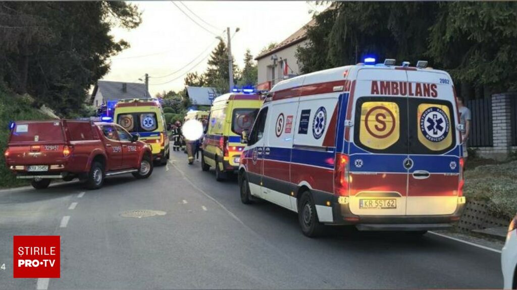 Șapte copii au fost răniți într-o explozie la o unitate de pompieri din Polonia