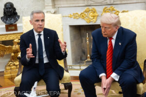 Tensiune în Biroul Oval. Trump sugerează anexarea Canadei, Carney ripostează