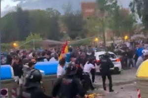 Scene șocante, înainte de Espanyol