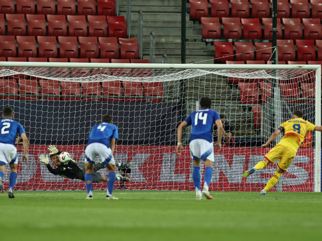 Italia U21 -0. Debut cu stângul pentru ”Tricolori” la EURO 2025! Louis Munteanu a irosit un penalty