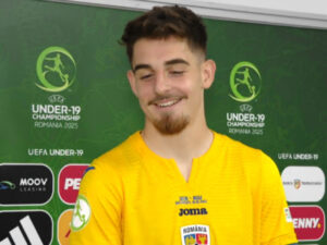 ”Suntem aici să câștigăm turneul”. David Barbu, categoric după ce România U19 a ajuns în semifinale la EURO