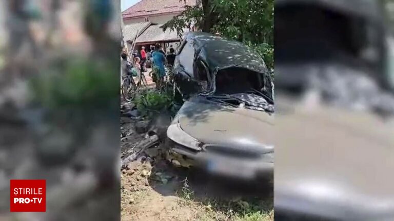 Carambol pe DN25 în Galați, provocat de o depășire riscantă. Patru mașini au fost spulberate