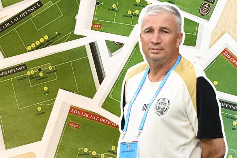 Top secret » Avem schemele pe care Dan Petrescu le-a pregătit pentru Supercupa cu FCSB și meciurile din Superliga: cum a vrut să dea lovitura