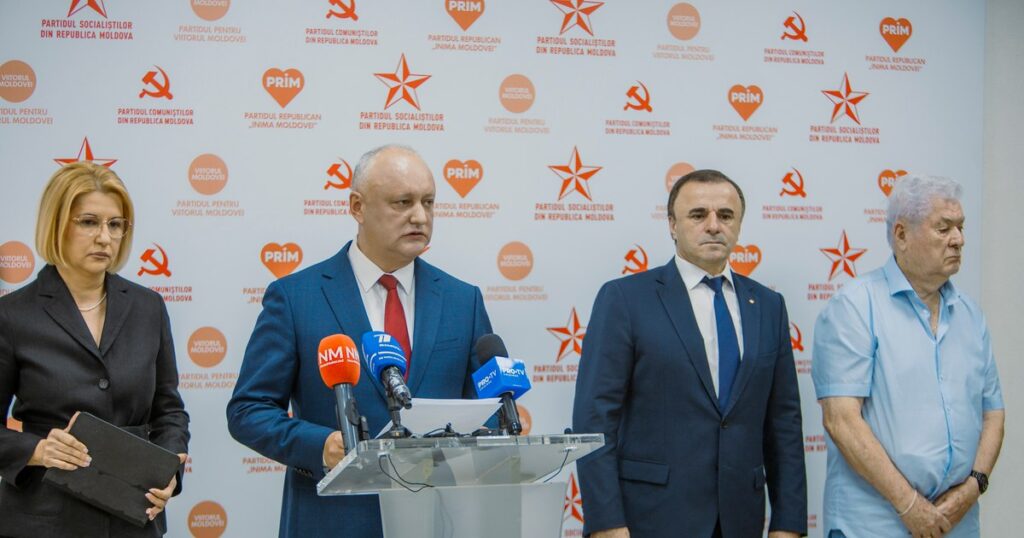 Mai multe formațiuni pro-Kremlin au format o alianță electorală pentru alegerile parlamentare din Republica Moldova.