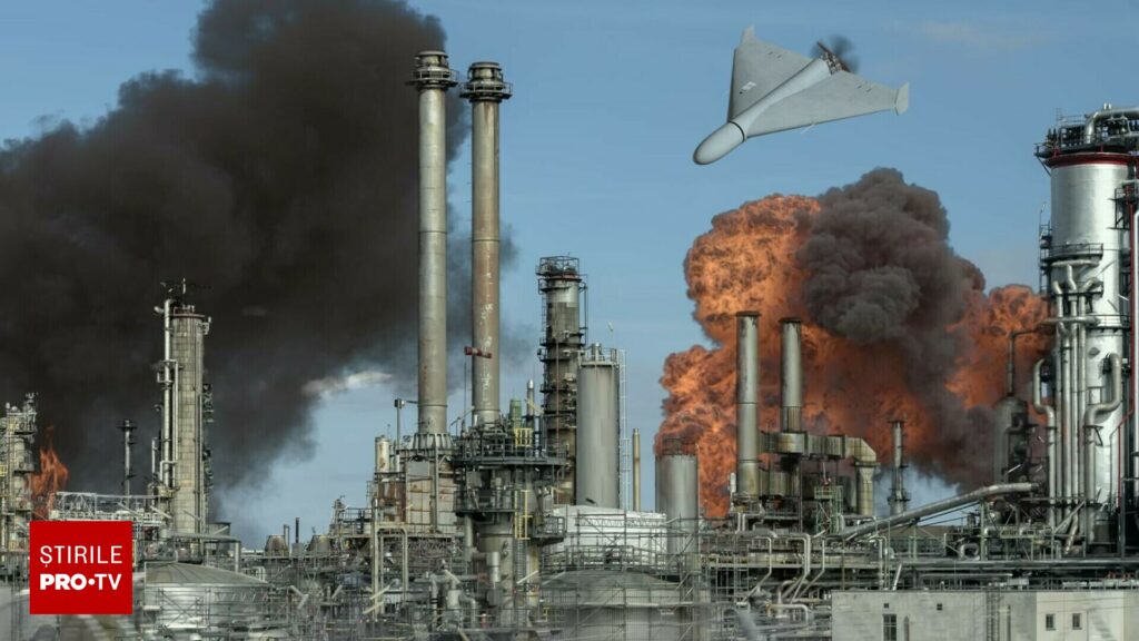 O mare rafinărie din Rusia funcționează la 50% din capacitate după un atac cu drone. O alta a fost complet oprită