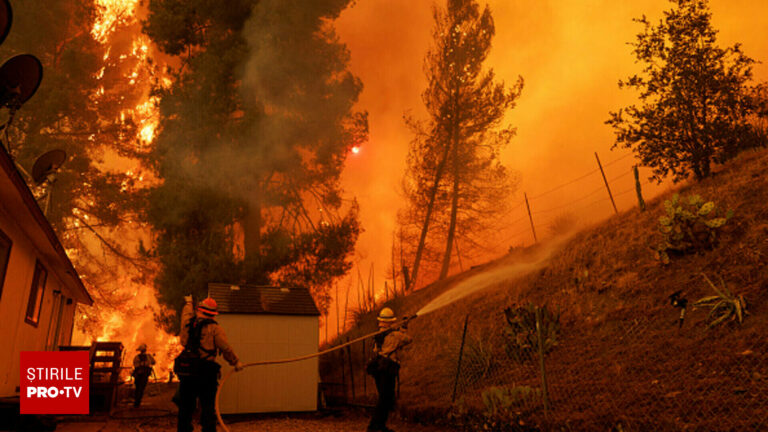 Incendiu devastator în California. Mii de oameni au primit ordin de evacuare. Orașul Santa Clarita este în stare de alertă