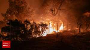Sudul Europei, în alertă din cauza incendiilor. Flăcările au înghițit case în doar câteva minute, în Grecia și Turcia