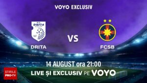 LIVE | Drita -albaștrii” joacă, AZI, meciul calificării. Duelul, transmis pe VOYO, de la ora 21