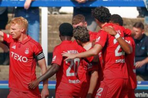 Ce a făcut Aberdeen, cu 5 zile înaintea turului cu FCSB din play-off-ul Europa League