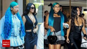 Kim Kardashian și fiica ei North West au atras toate privirile la Roma. Ținuta excentrică a adolescentei de 12 ani. FOTO