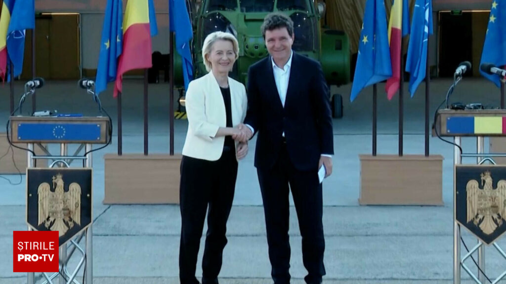 Ursula von der Leyen a ajuns în România. Șefa Comisiei Europene s-a întâlnit cu preşedintele Nicuşor Dan la Constanţa