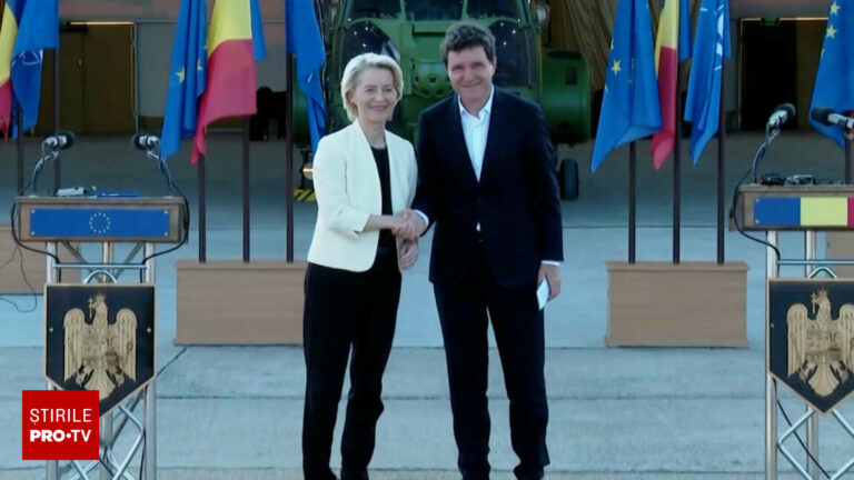 Ursula von der Leyen a ajuns în România. Șefa Comisiei Europene s-a întâlnit cu preşedintele Nicuşor Dan la Constanţa