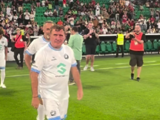 Gică Hagi a revenit pe terenul de fotbal