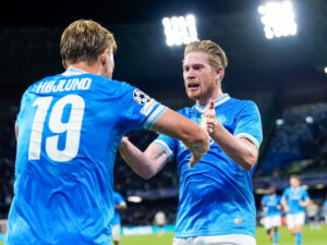 Napoli -1. Rasmus Hojlund și Kevin De Bruyne au făcut diferența în fața lusitanilor!