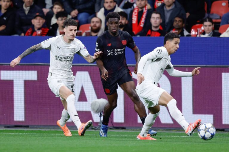 Dennis Man, titular în premieră în Champions League » Cum s-a descurcat în Leverkusen