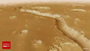 Imagini uimitoare cu un gigantic labirint de pe Marte. ”Cu miliarde de ani în urmă, apa a curs prin acest canal” | VIDEO