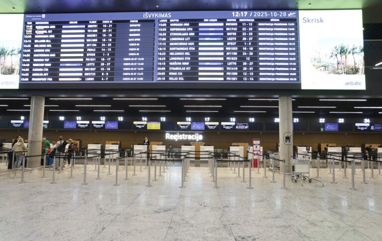 Baloanele venite dinspre Belarus au închis din nou principalul aeroport din Lituania