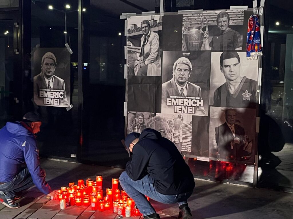 Fanii Stelei s-au strâns în Ghencea pentru a-l omagia pe marele Emeric Ienei » Imagini emoționante și de la Oradea