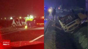 Accident grav în Galați, cu patru victime. Un șofer cu o alcoolemie de 1,22 mg pe litru în sânge a intrat pe cotrasens