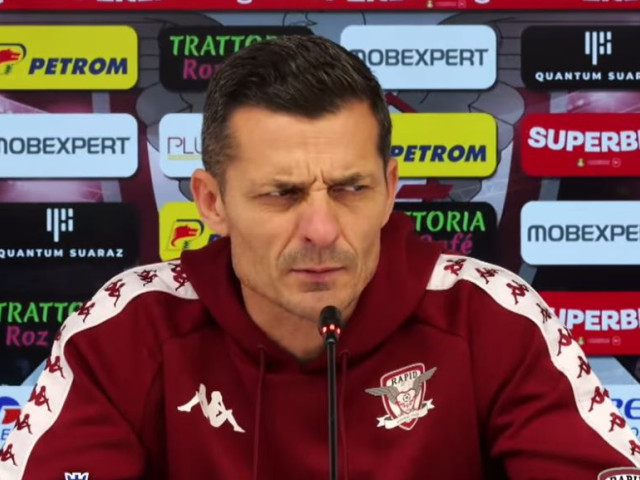 Scandal la Rapid! Gâlcă l-a exclus din lot: ”Acte de indisciplină!”