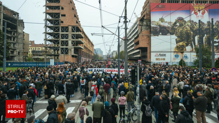Protest în Serbia faţă de presiunea guvernului asupra universităţilor de stat