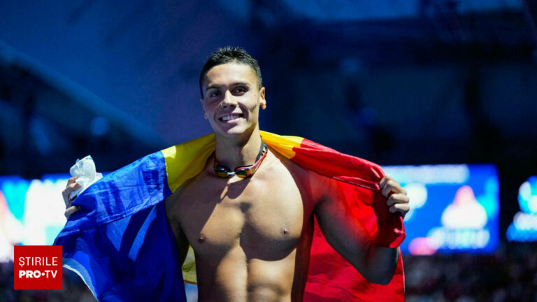 David Popovici, între cei mai buni sportivi din Balcani în 2025. Înotătorul român a fost inclus în top 10 BTA