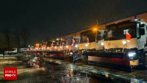 Cod galben de ninsori și polei în Capitală. Primăriile mobilizează utilaje și împrăştie material antiderapant