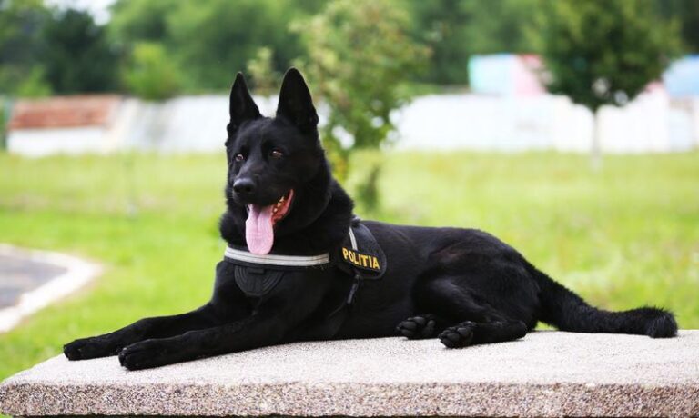 A murit Şuier, câinele poliţist considerat emblema MAI