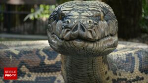 A fost descoperită o nouă specie uriașă de șarpe. Are peste 5 metri lungime, masculii și femelele sunt incredibil de diferiți