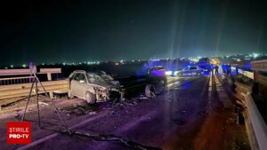 Accident cu opt victime în judeţul Galaţi, provocat de un șofer băut care a intrat pe contrasens. Ce alcoolemie avea