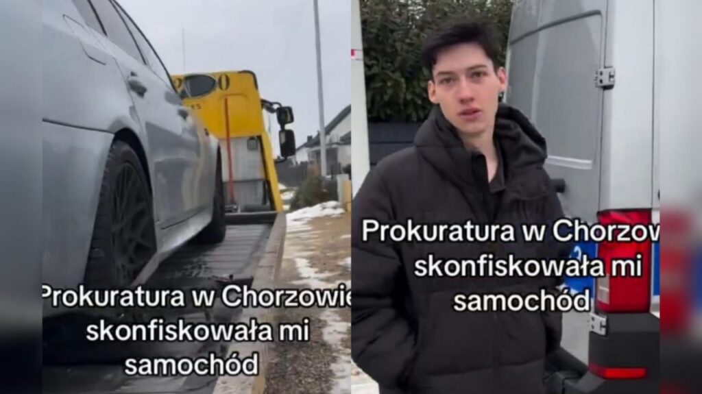 Reacția unui șofer care a rămas fără BMW după ce s-a filmat conducând cu 320 km/ h pe autostradă, în Polonia