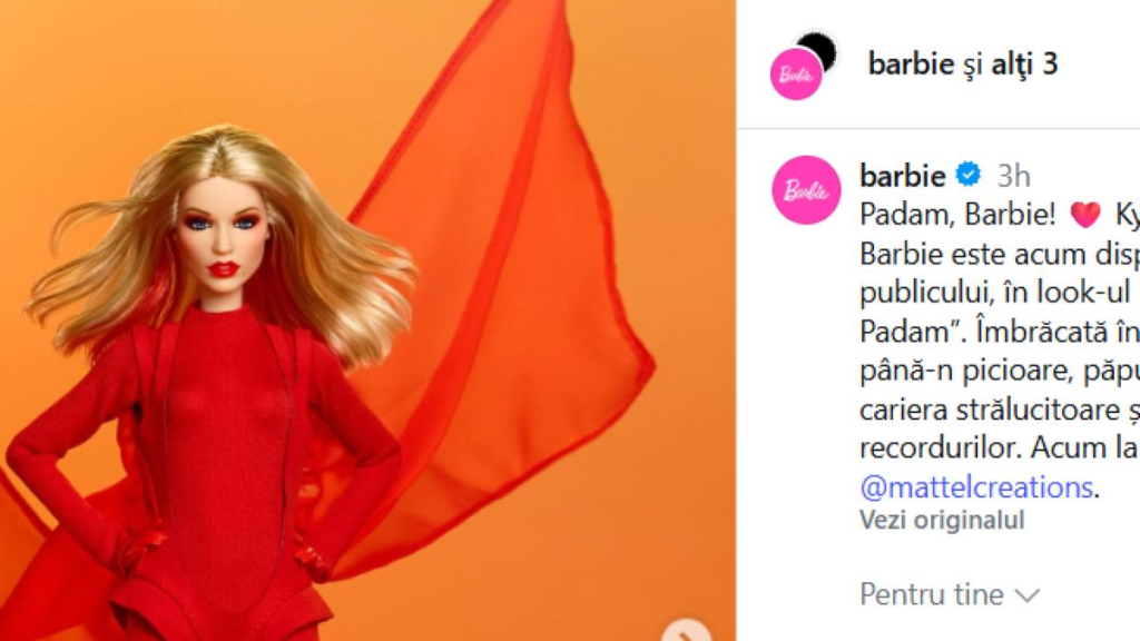 Mattel lansează o păpușă Barbie inspirată de Kylie Minogue