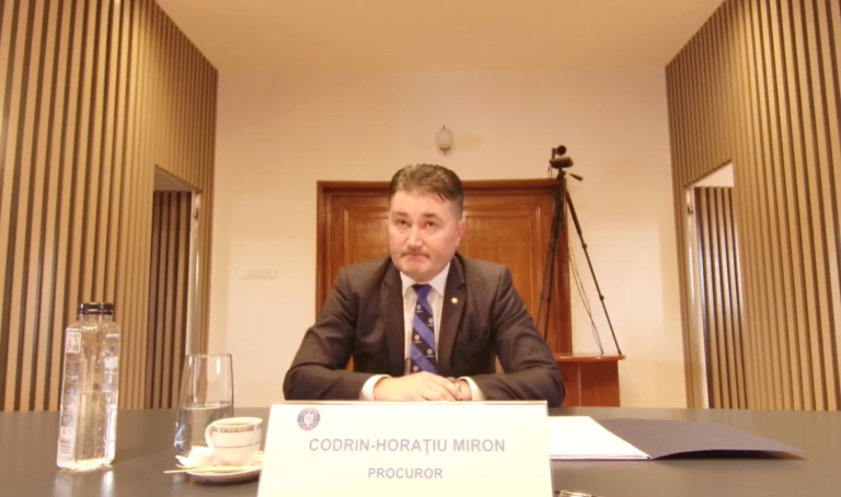 VIDEO Codrin Horațiu Miron, candidat la șefia DIICOT, anunță o „ofensivă totală” împotriva drogurilor