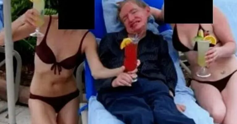 Stephen Hawking, în dosarele Epstein: imagini surprinzătoare cu fizicianul, alături de femei în bikini, relaxându-se pe șezlong și savurând cocktailuri