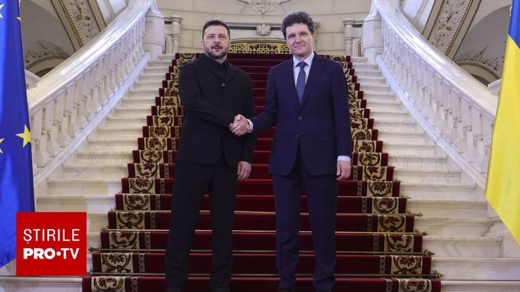 Volodimir Zelenski, primit la Palatul Cotroceni. Liderul ucrainean va face o vizită-surpriză la Fetești