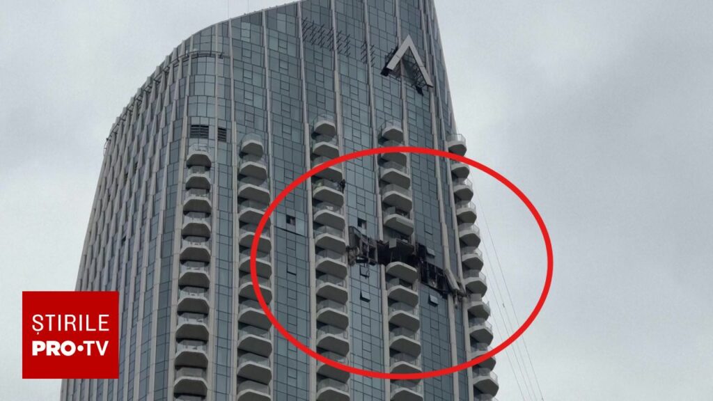 VIDEO. O dronă a Iranului a lovit un bloc cu apartamente de lux din Dubai
