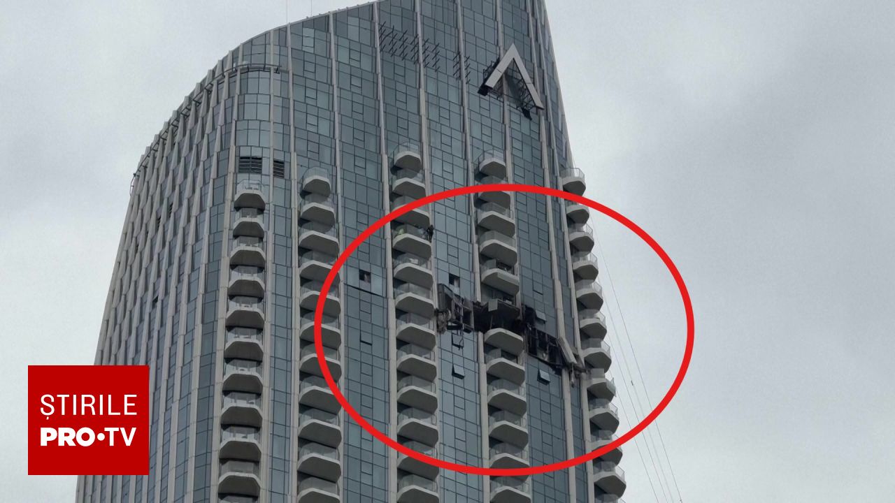 VIDEO. O dronă a Iranului a lovit un bloc cu apartamente de lux din Dubai