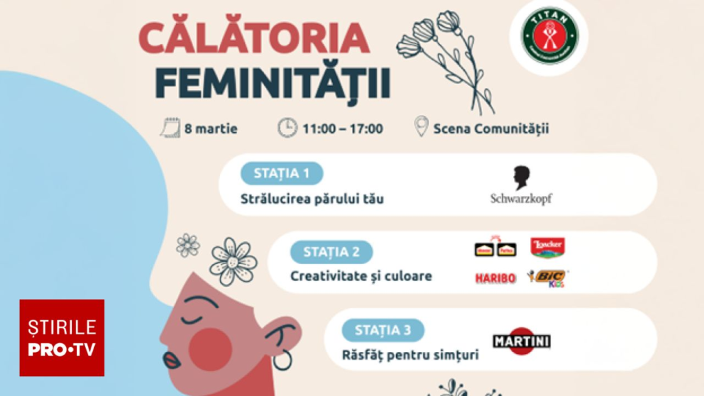 (P) Feminitatea reinterpretată prin experiențe interactive la Centrul Comercial Auchan Titan și Drumul Taberelor