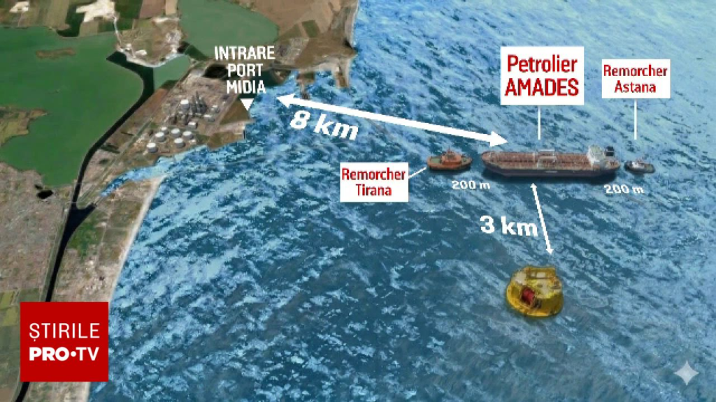 Remorcherul scufundat în Marea Neagră a fost găsit. Doi marinari au murit, iar trei sunt dispăruți