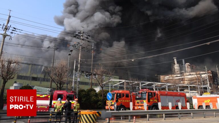 Incendiu la o fabrică de piese auto din Coreea de Sud. Cel puțin 14 oameni au murit şi 60 sunt răniţi