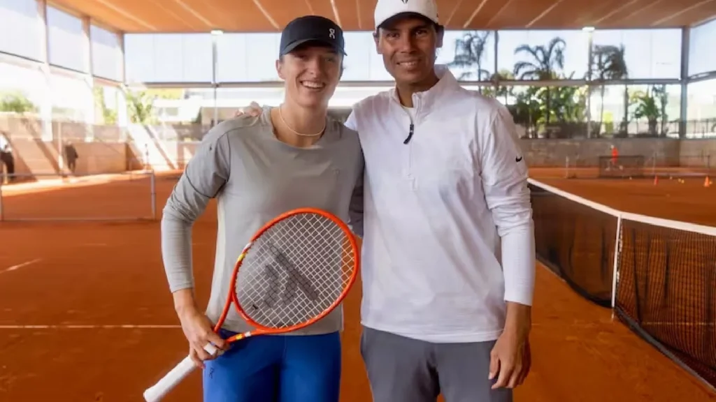 Iga Swiatek s-a antrenat la academia lui Rafael Nadal