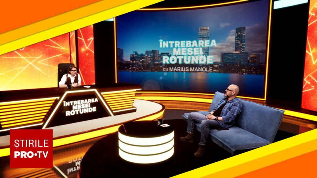 Ce nu se vede la TV. Ovidiu Oanță, la „Întrebarea Mesei Rotunde”, despre gafe, emoții și momente tensionate în direct