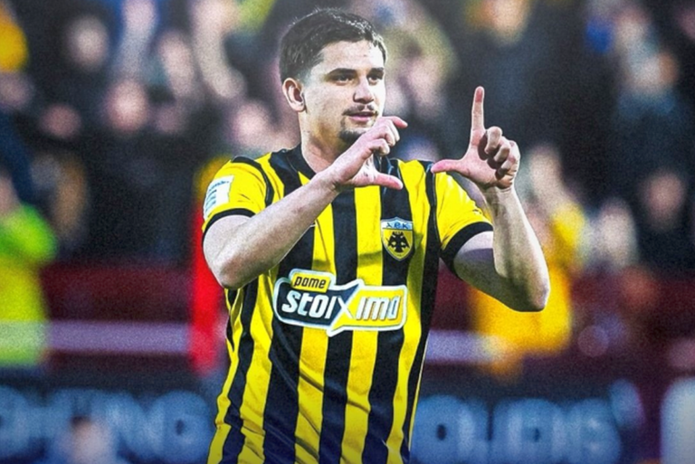 Gest de suflet pentru Mircea Lucescu, după ce a marcat în AEK Atena