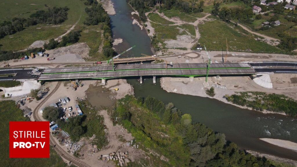 Podul peste Tisa dintre România și Ucraina, aproape de deschidere. Un kilometru a costat 50 de milioane de euro