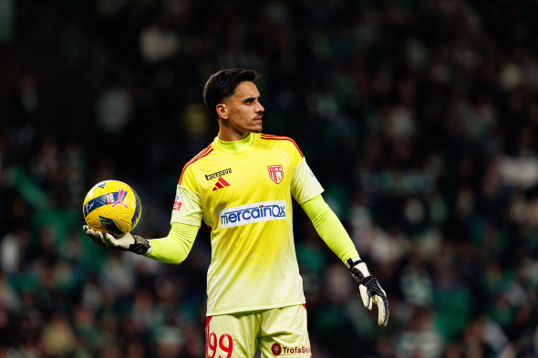 Joao Goncalves seen during Liga Portugal game between teams of Sporting CP and AVS Futebol SAD at Estadio Jose Alvalade (Maciej Rogowski/Ball Raw Ima