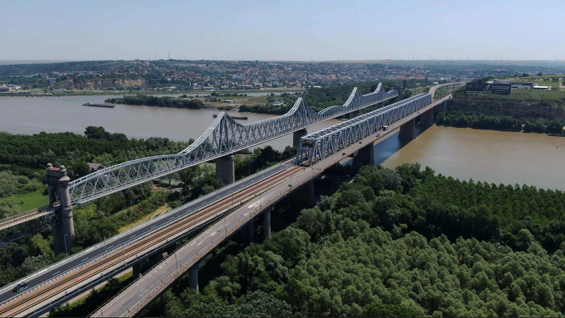 Podurile de la Cernavodă. Foto: CNAIR