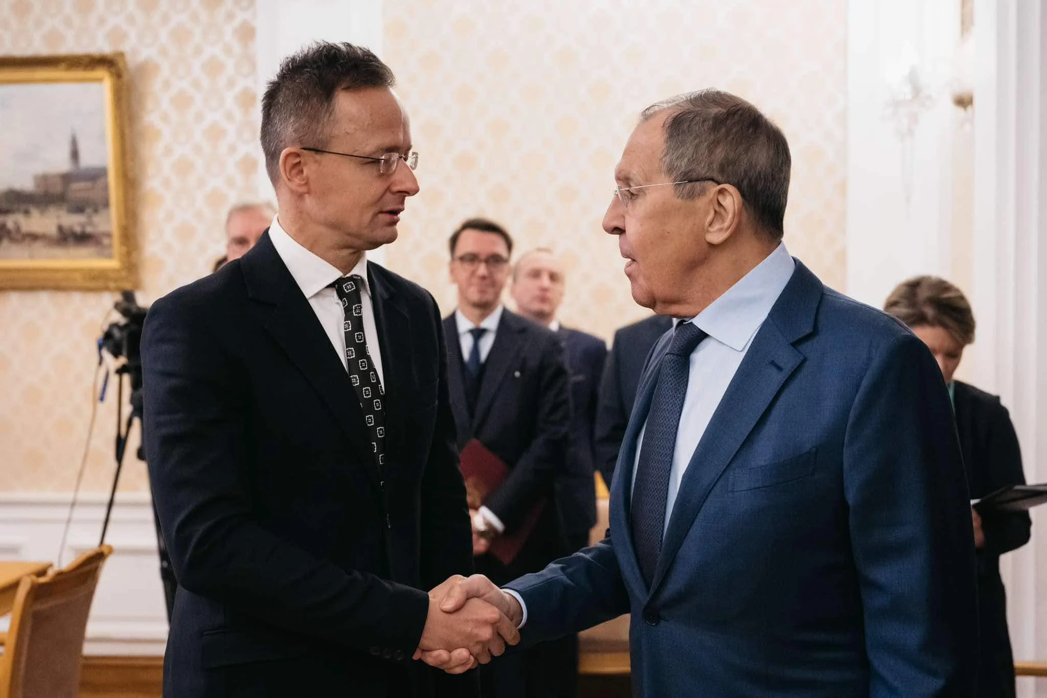 Peter Szijjarto, &icirc;nt&acirc;lnire cu Serghei Lavrov la Moscova. FOTO FB Peter Szijjarto,